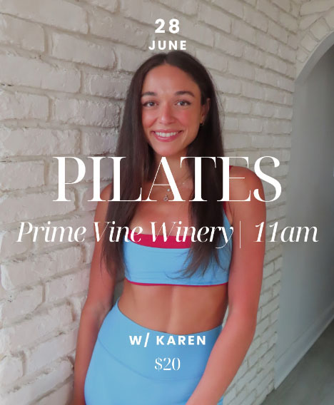 Pilates at Prime Vine Winery